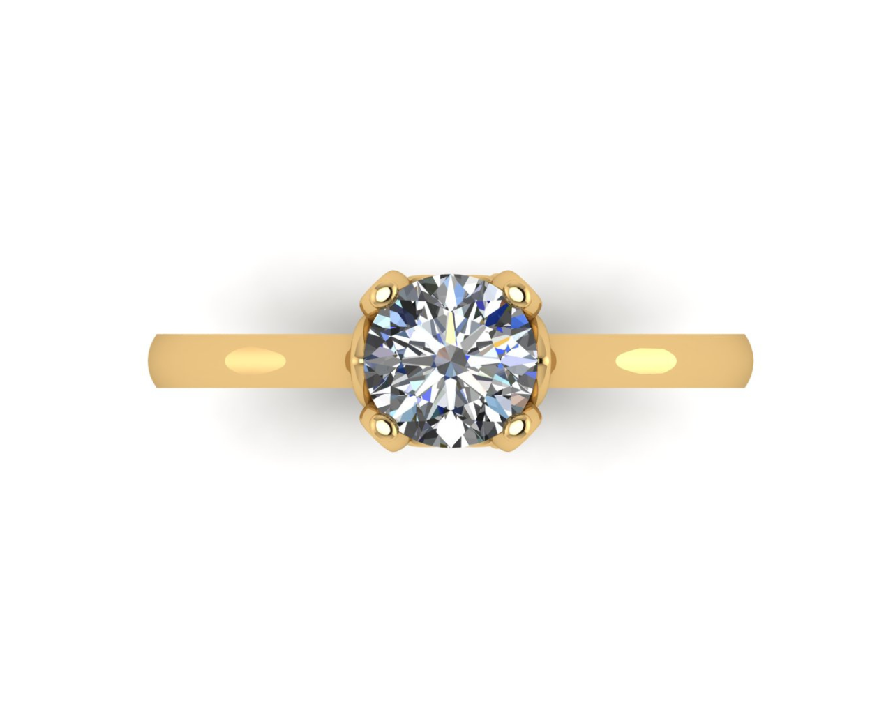 ROUND SOLITAIRE DIAMOND RING