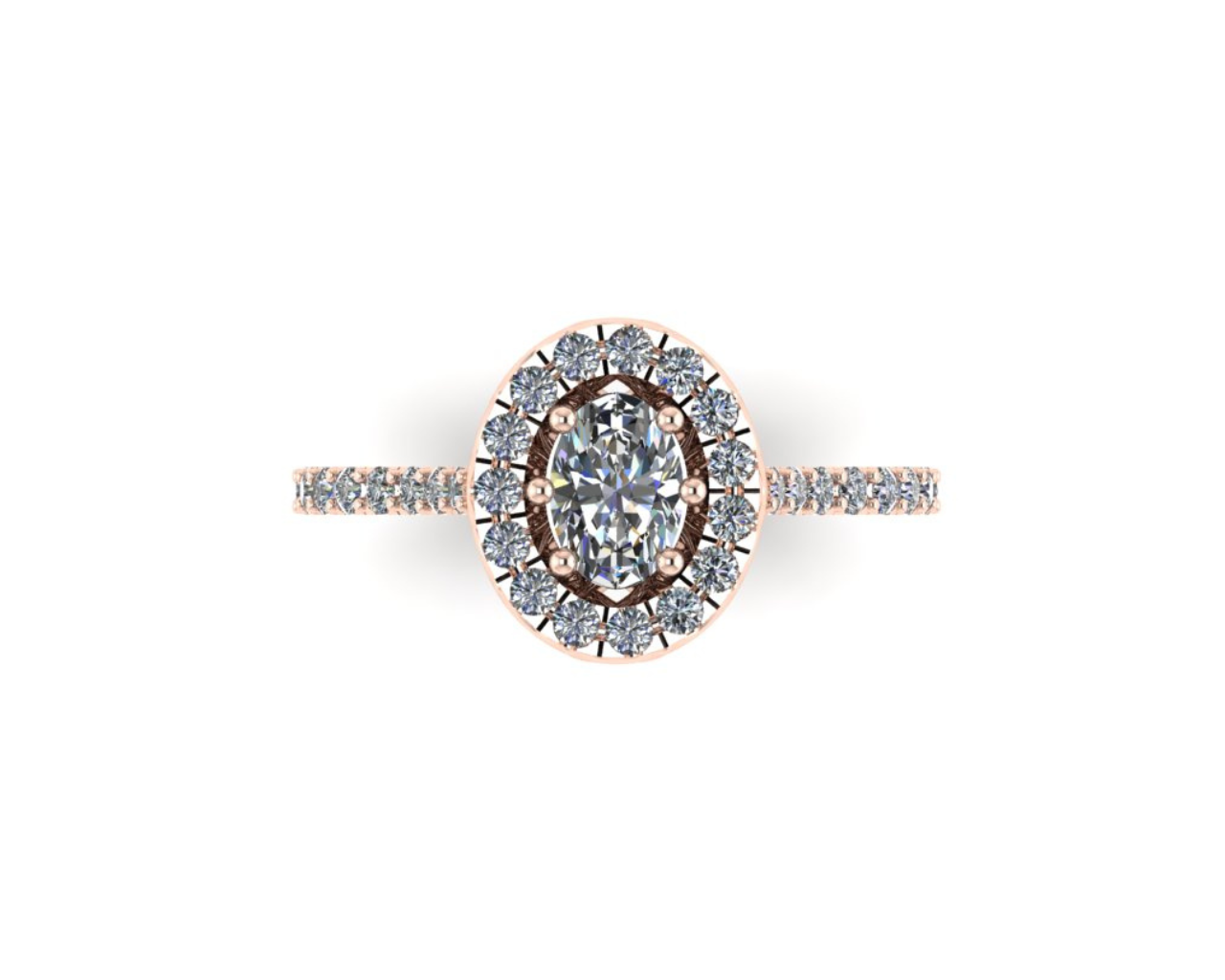 OVAL SOLITAIRE DIAMOND RING