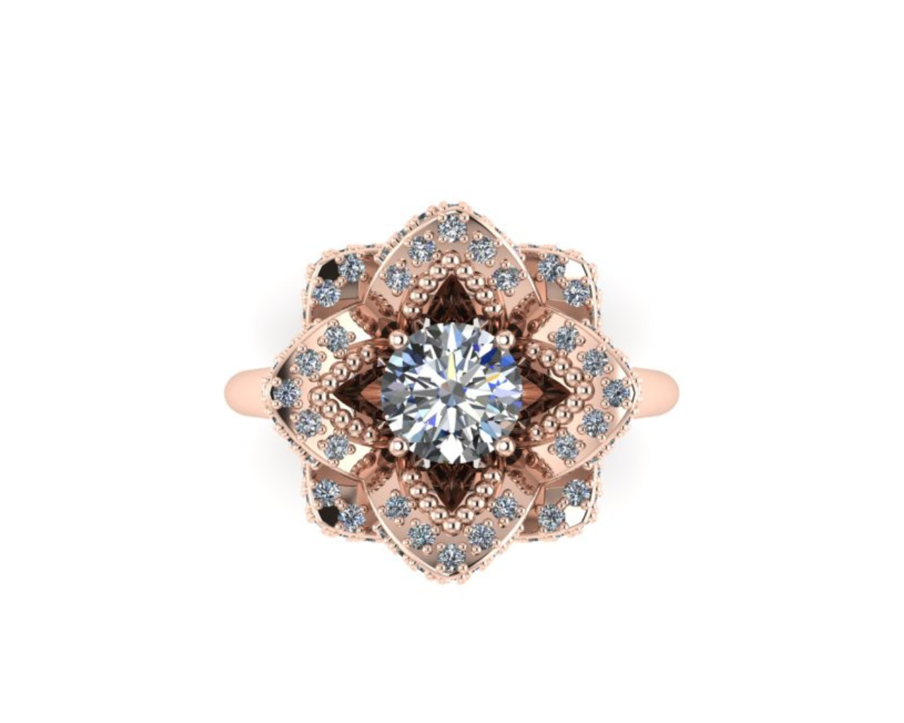 FLOWER DIAMOND RING