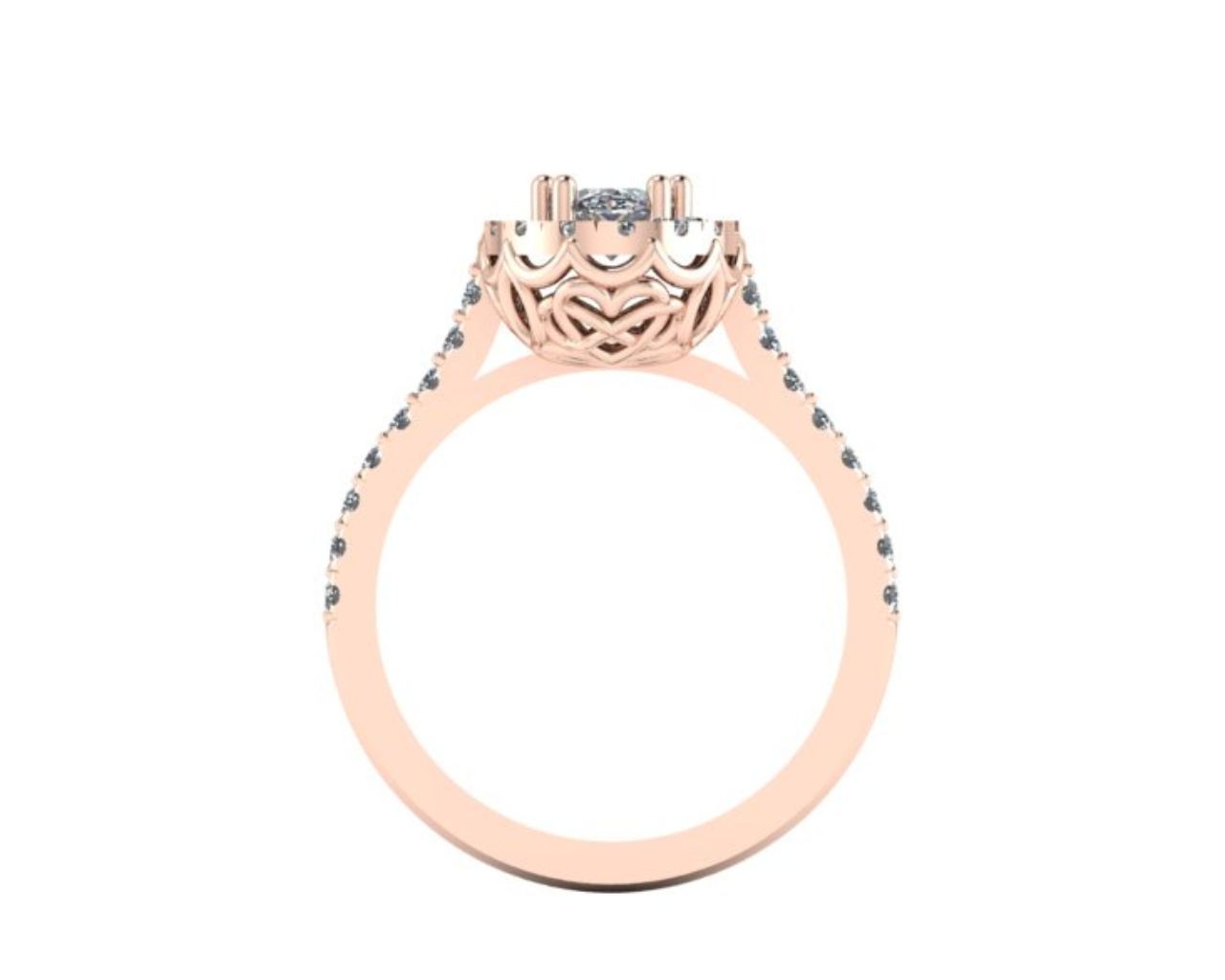 OVAL SOLITAIRE DIAMOND RING