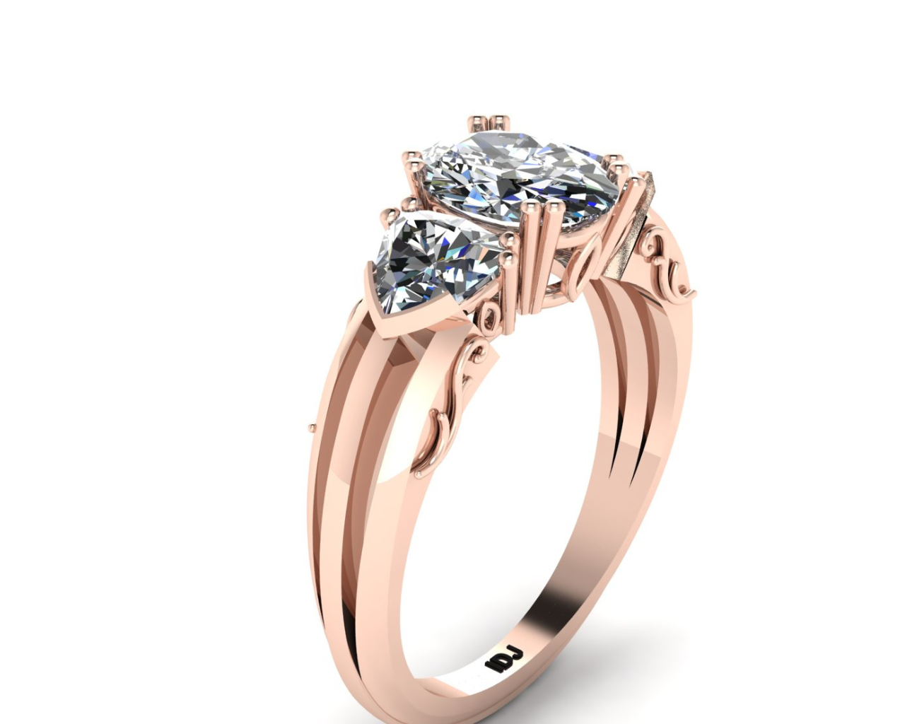 THREE DIAMOND ETERNITY RING