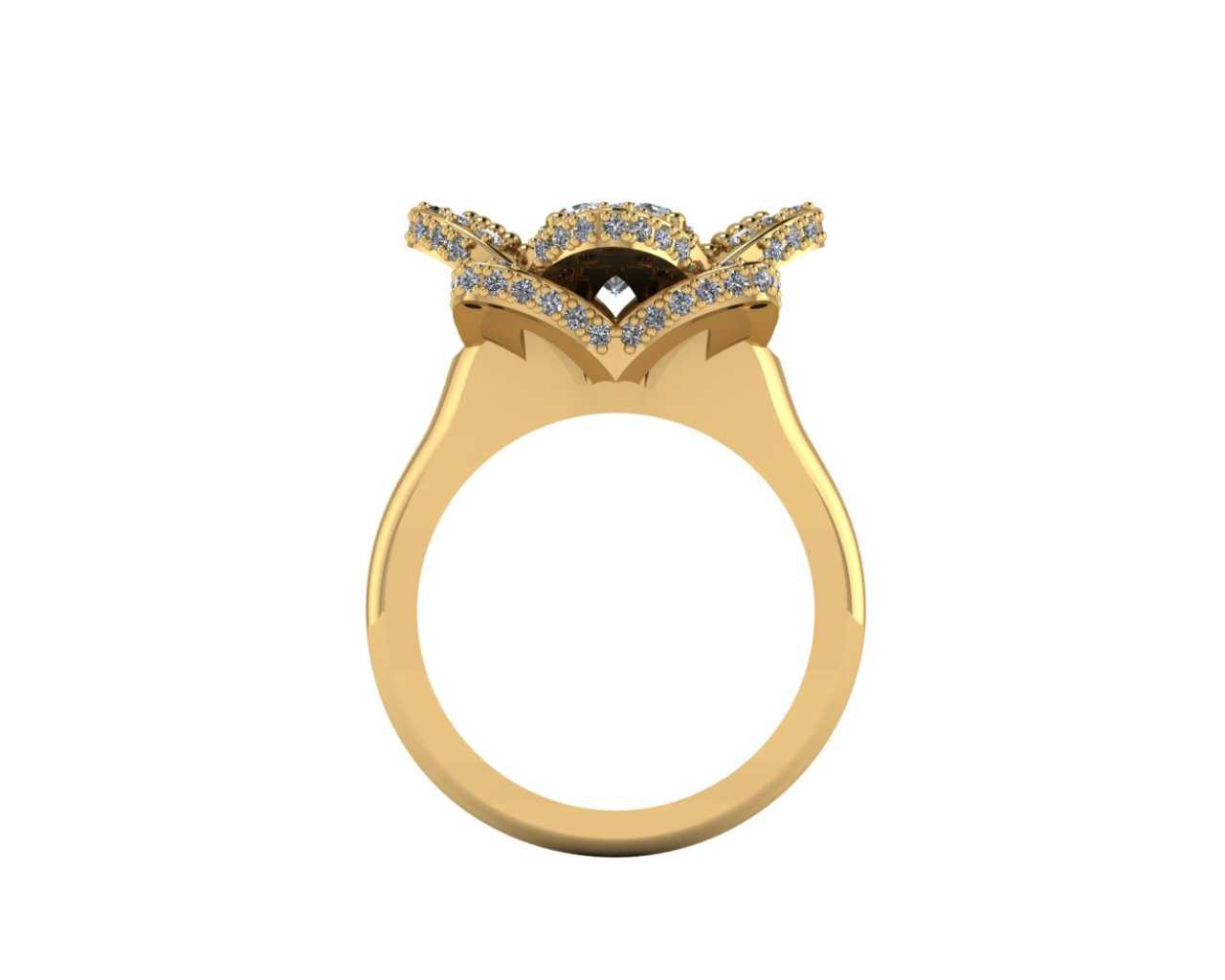 FLOWER DIAMOND RING