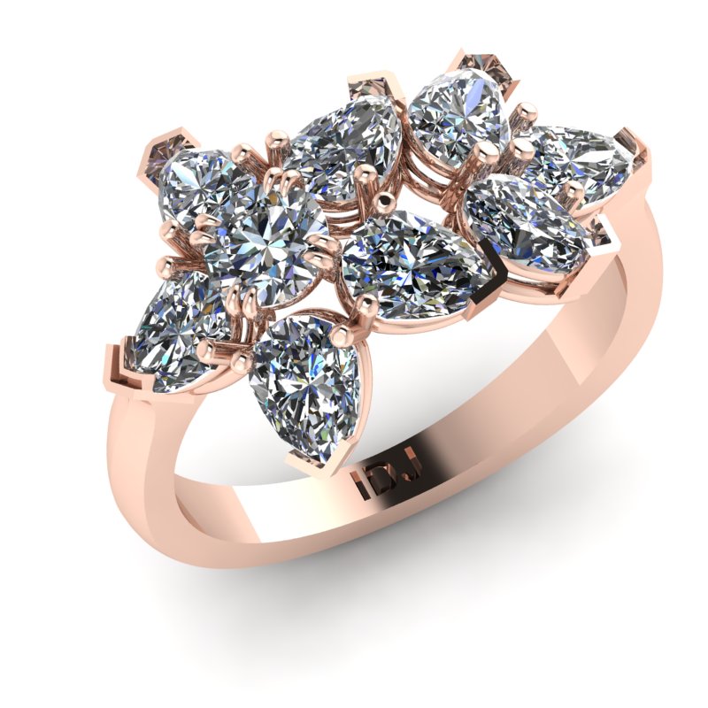 CLASSIC FLORAL DIAMOND RING