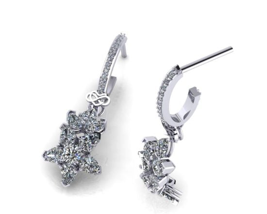 DIAMOND DROP EARRINGS