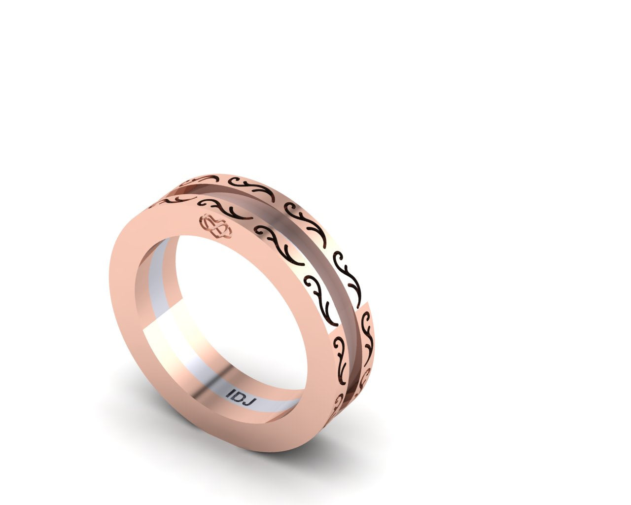 ANTIQUE MENS WEDDING BAND