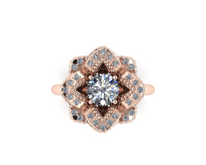 FLOWER DIAMOND RING