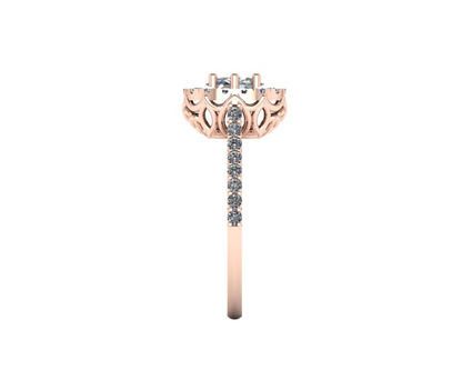 OVAL SOLITAIRE DIAMOND RING