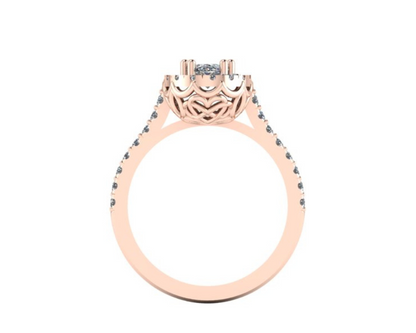 OVAL SOLITAIRE DIAMOND RING
