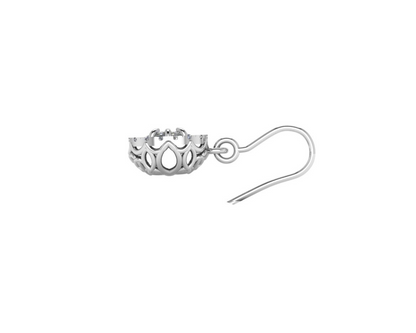 OVAL SOLITAIRE DIAMOND EARRINGS