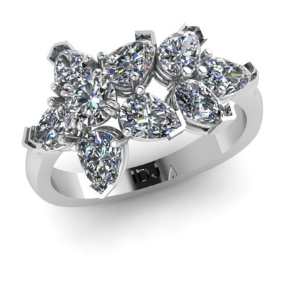 CLASSIC FLORAL DIAMOND RING